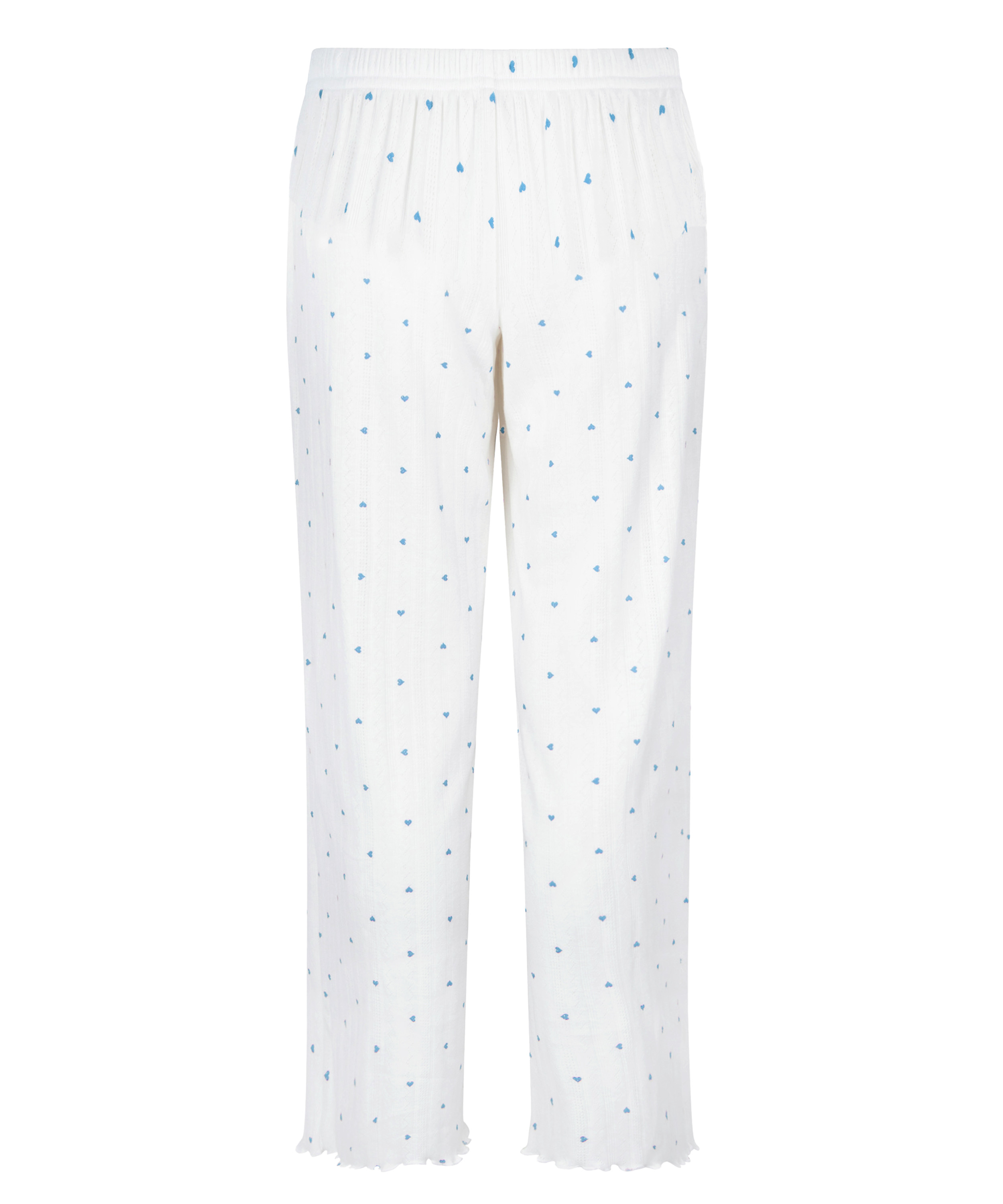 Pyjamabroek Pointelle, Blauw, main