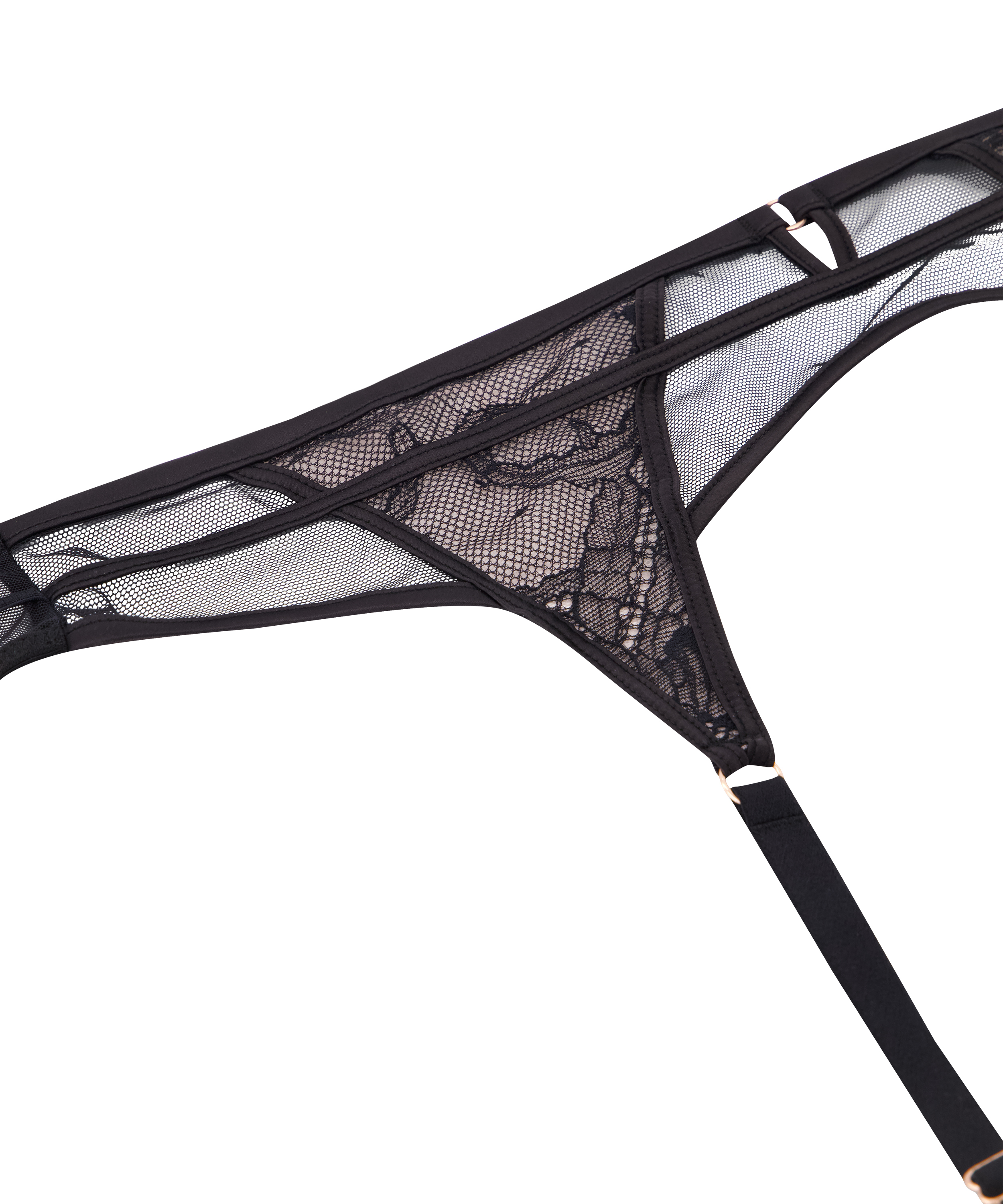 Porte-jarretelles Magdalena, Noir, main