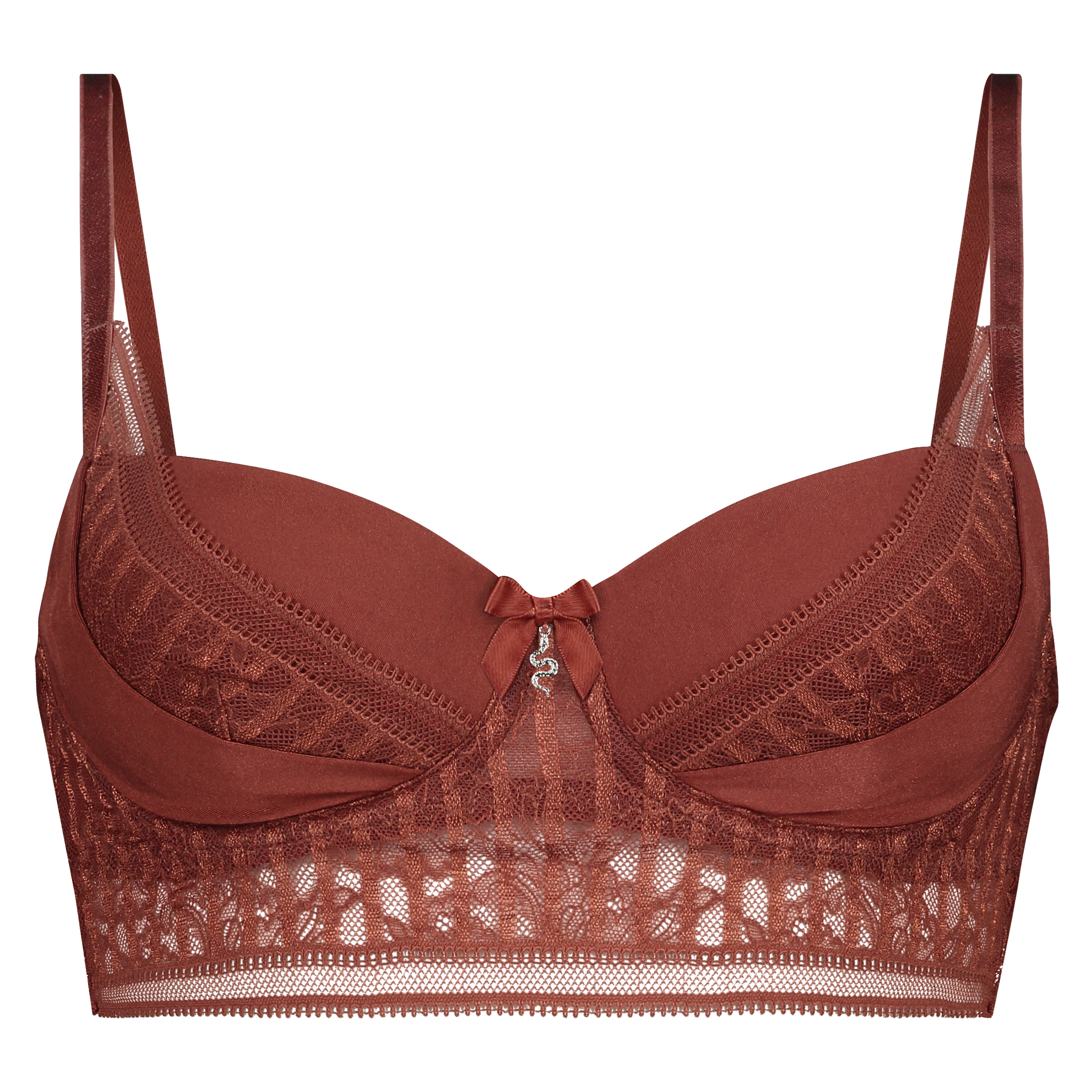 Voorgevormde longline beugel bh Winnie I AM, Rood, main