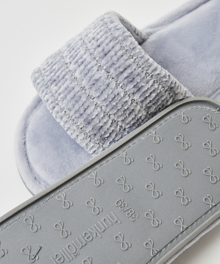 Lady slippers, Grijs