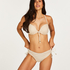 Bas de bikini Crochet, Blanc