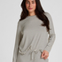 Pyjama Top Loose Jersey, Wit