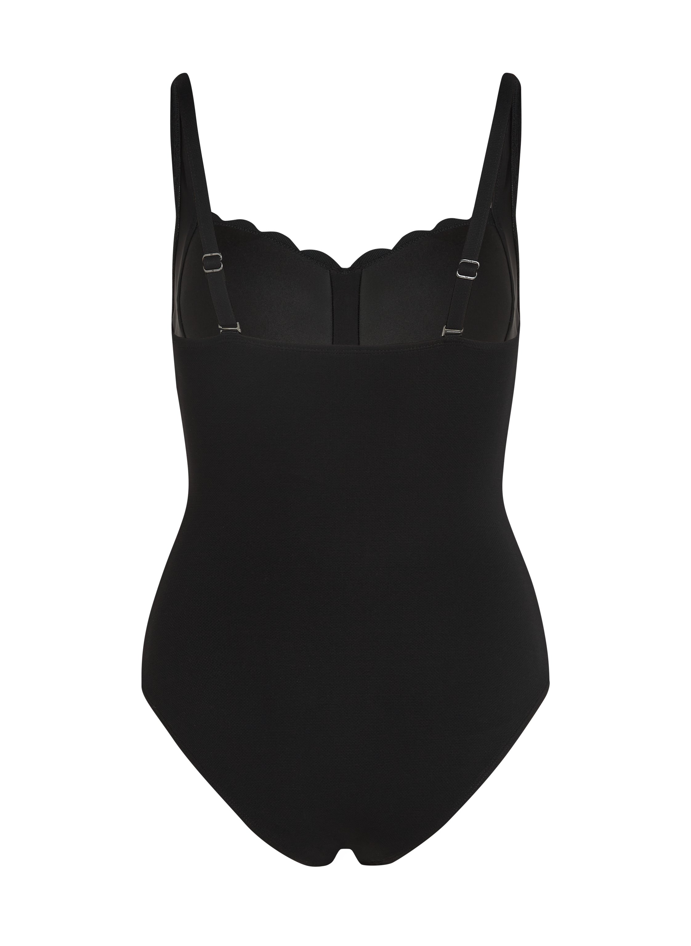Maillot de bain Shaping Scallop, Noir, main