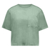Top Velours Pocket, Groen