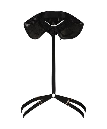 Private choker harnas, Zwart
