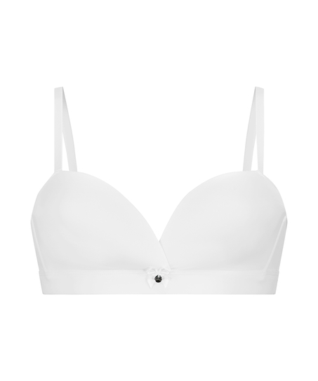 Soutien-gorge sans armature préformé, Blanc