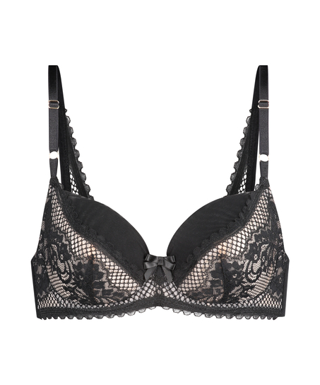 Soutien-gorge à armatures non-préformé Malika, Noir