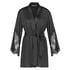 Kimono Lace Satin, Noir