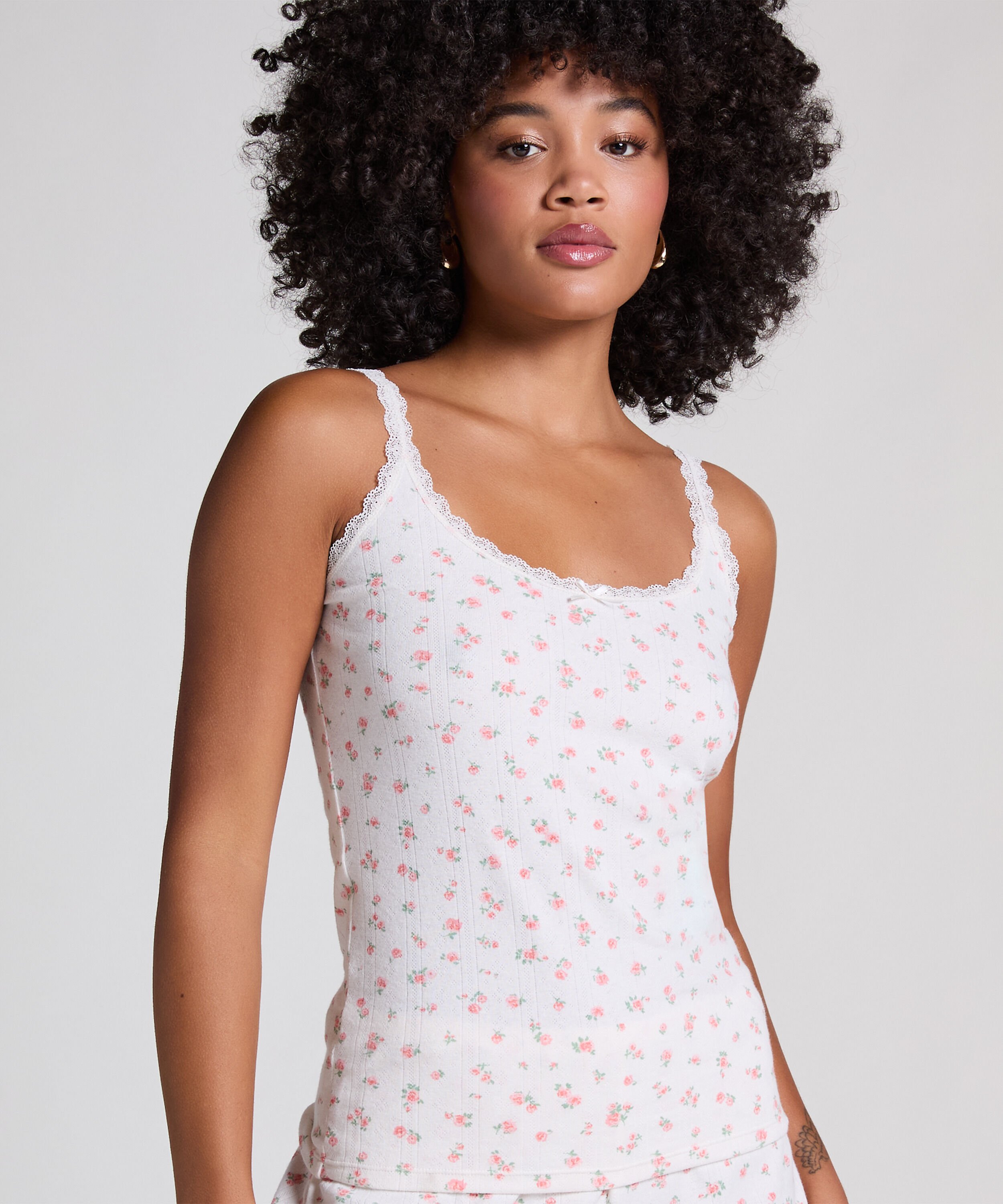 Pyjamaset Rib, Roze