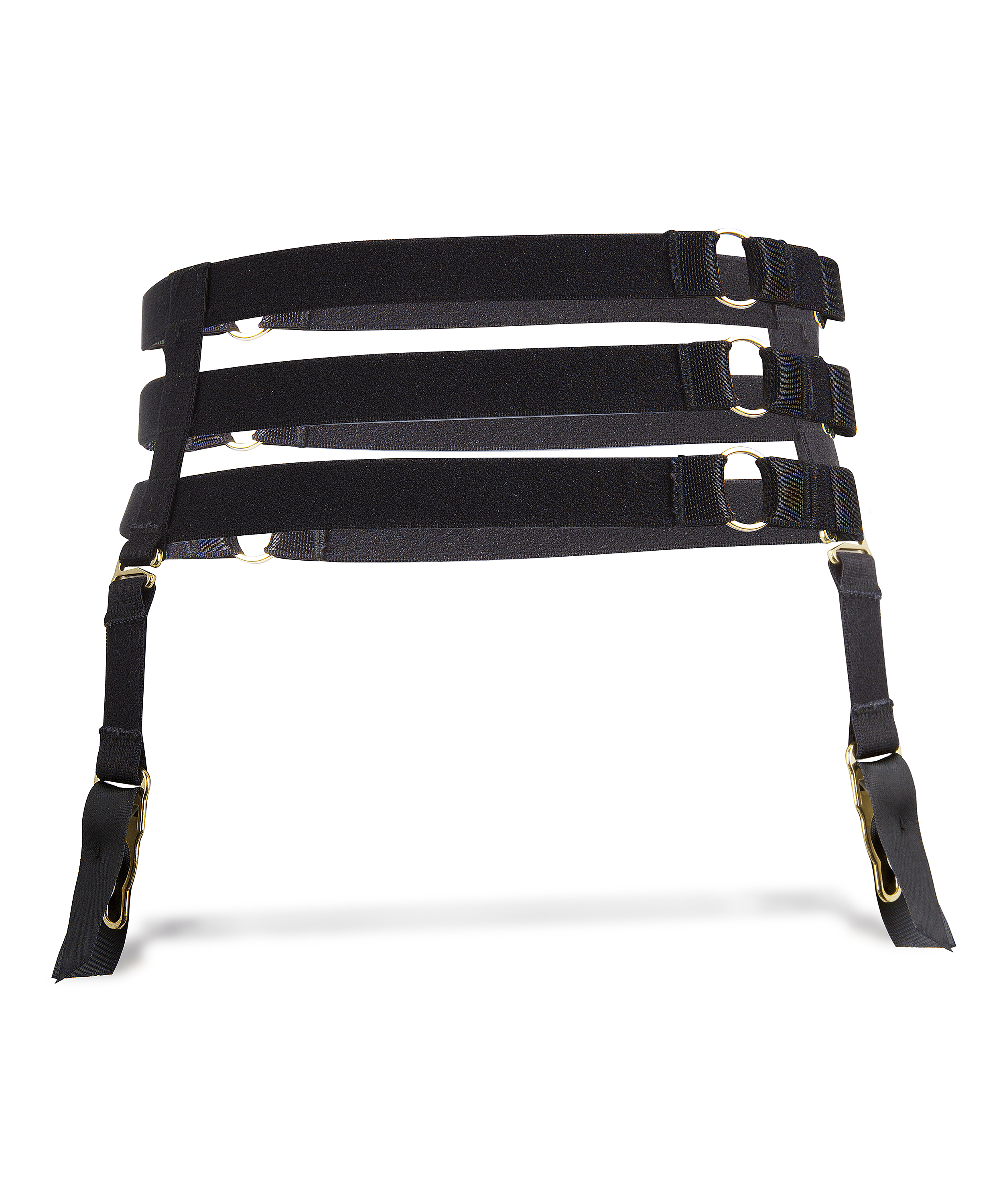 Private suspender cuffs, Zwart, main