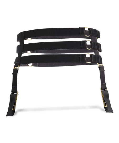 Private suspender cuffs, Zwart