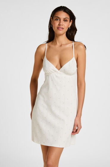 Hunkemöller Pointelle Slipdress Wit