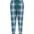 Petite Pyjamabroek Twill Check, Blauw