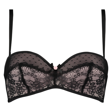 Voorgevormde strapless beugel bh Ramona, Zwart