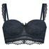 Soutien-gorge &agrave; armatures pr&eacute;form&eacute; longline Amora, Bleu