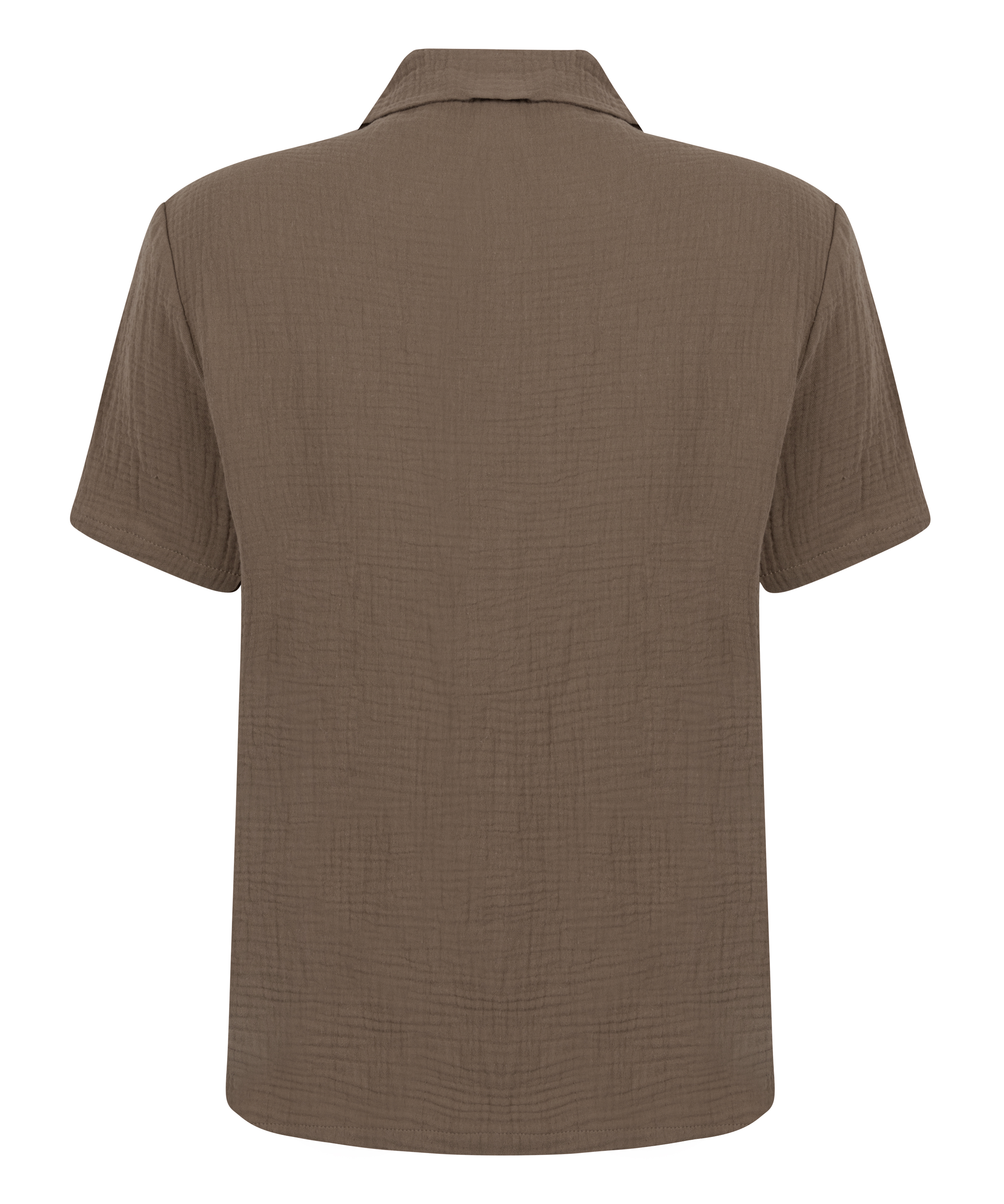 Veste en mousseline, Brun, main