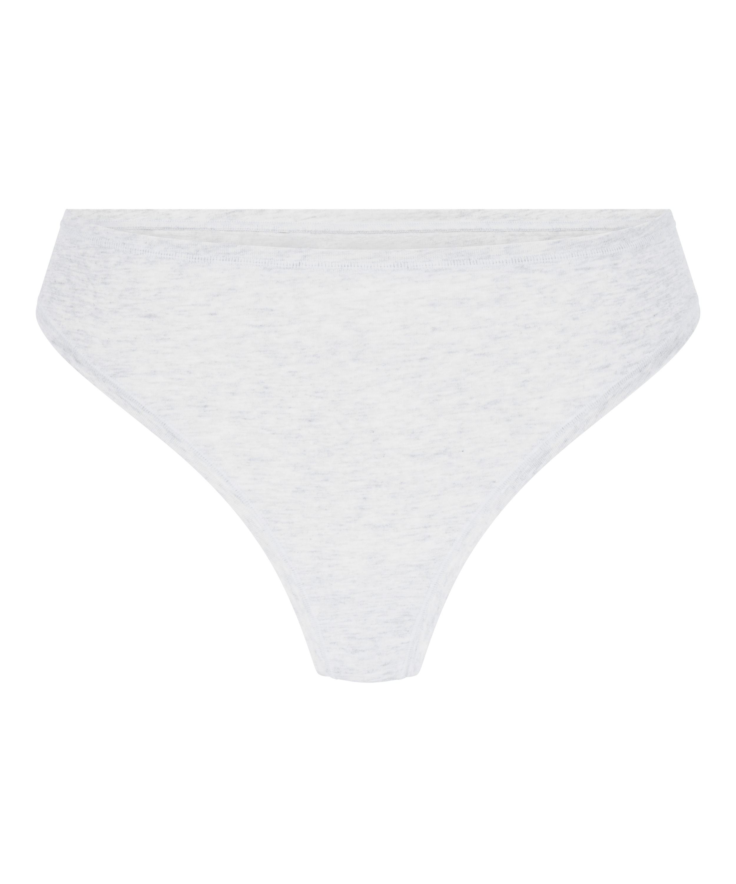 Tanga en coton doux, Gris, main