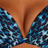 Voorgevormde beugel bikinitop Leo, Blauw
