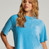 Top Rib Velours, Blauw