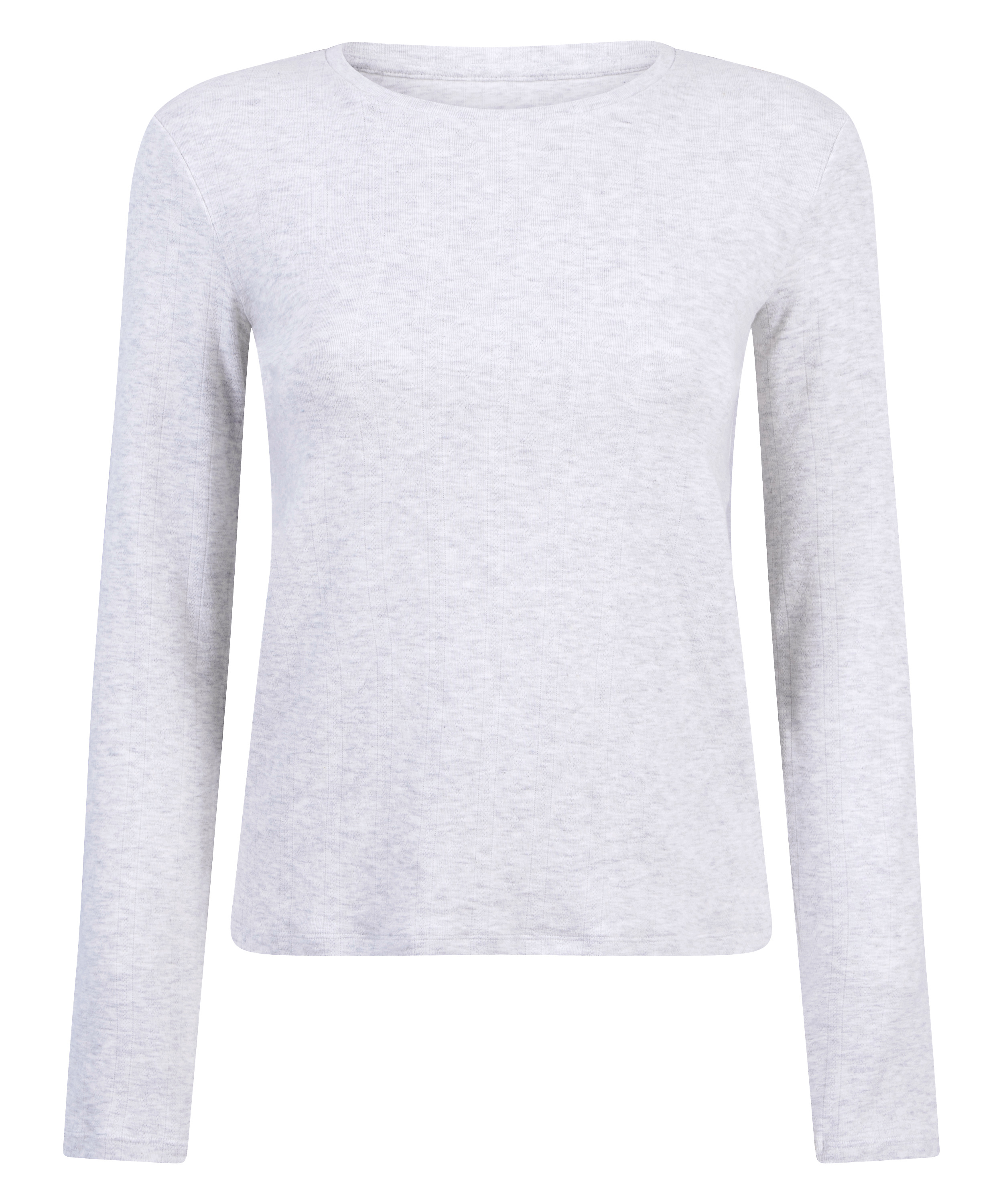 Pyjamatop Pointelle, Grijs, main