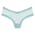 Slip br&eacute;silien V-shape mesh, Bleu