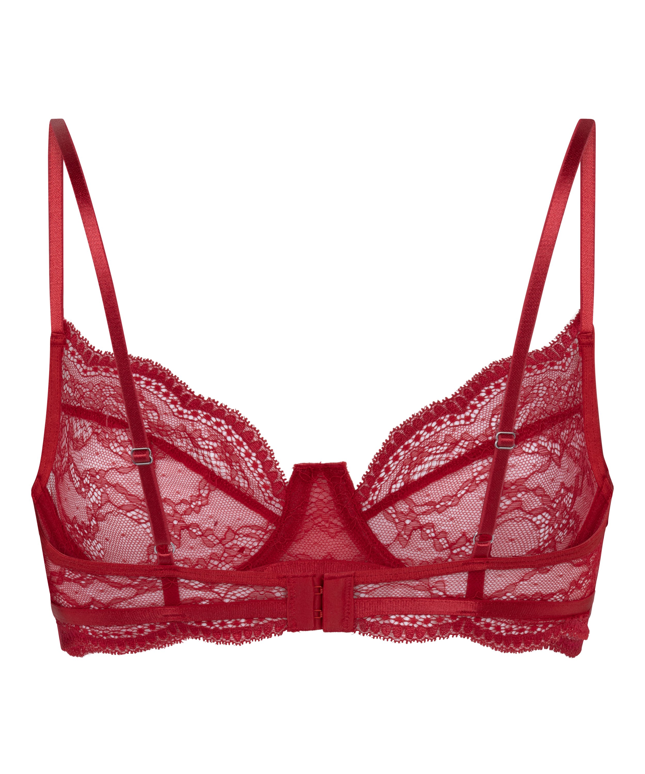 Soutien-gorge non-rembourré à armatures Isabelle, Rouge, main