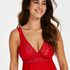Nuisette  Jersey Grafic Lace, Rouge