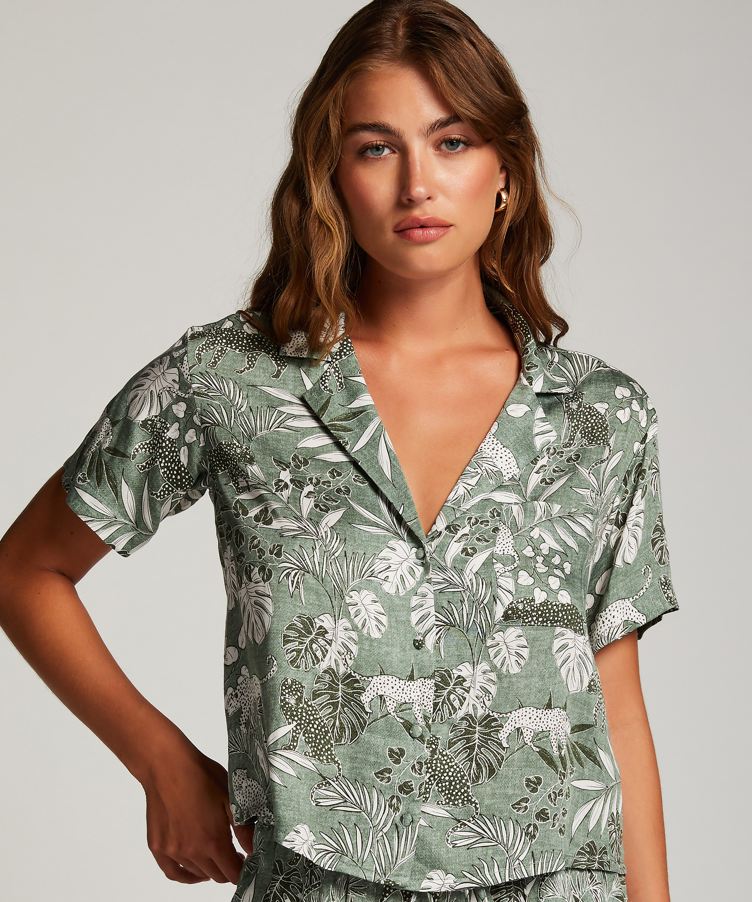 Pyjamatop, Groen, main