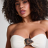 Haut de bikini bandeau Cabo, Blanc