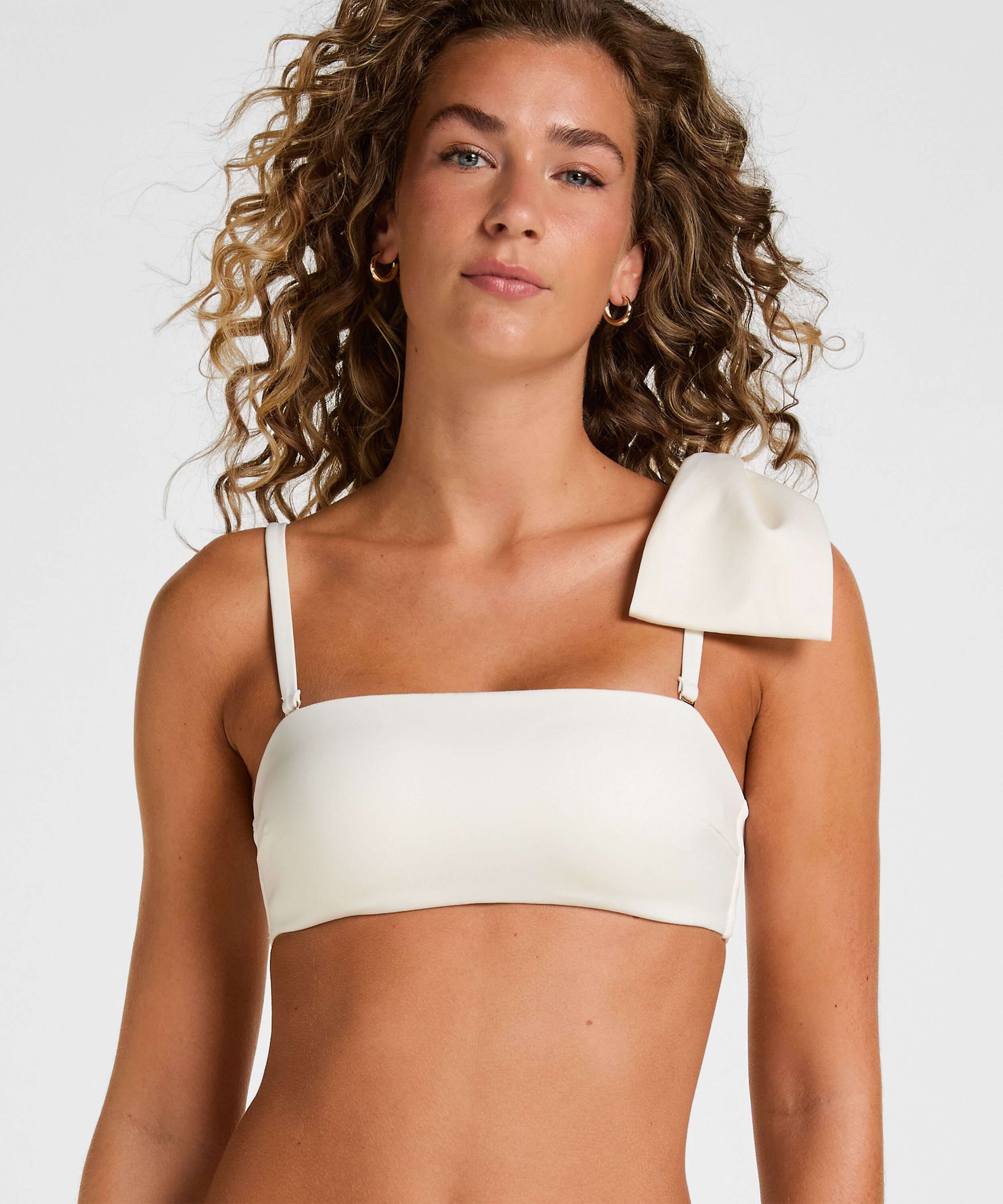 Bandeau Bikini Top Como, Blanc