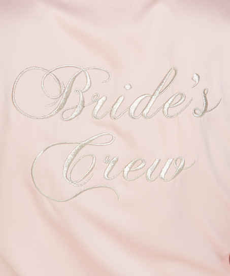 Kimono satijn Bridal, Roze