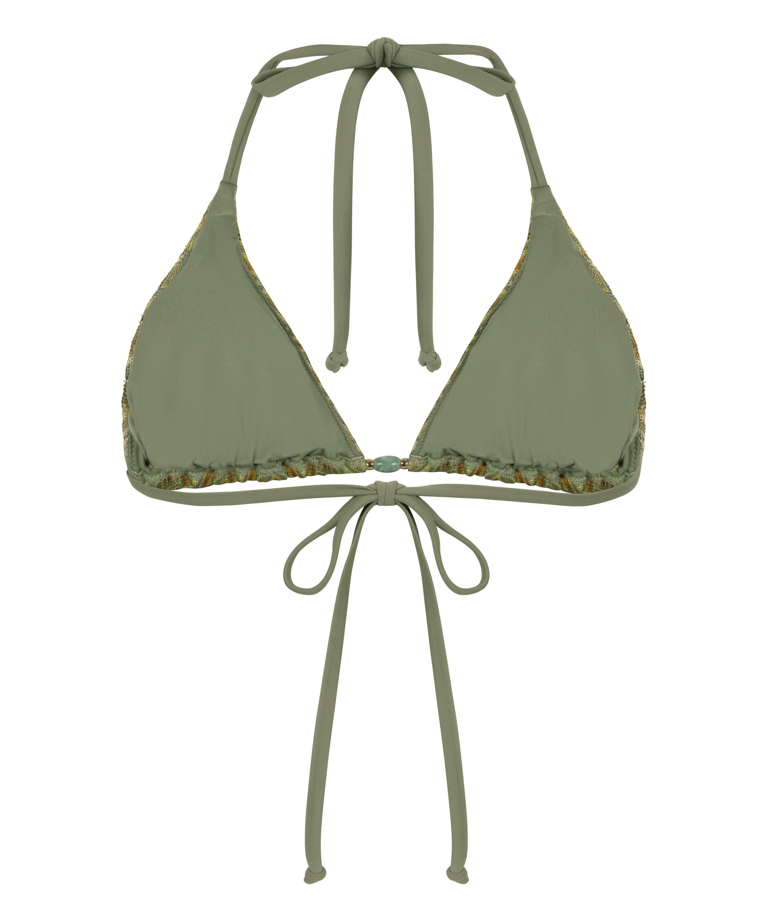 Triangel bikinitop Cali, Groen, main