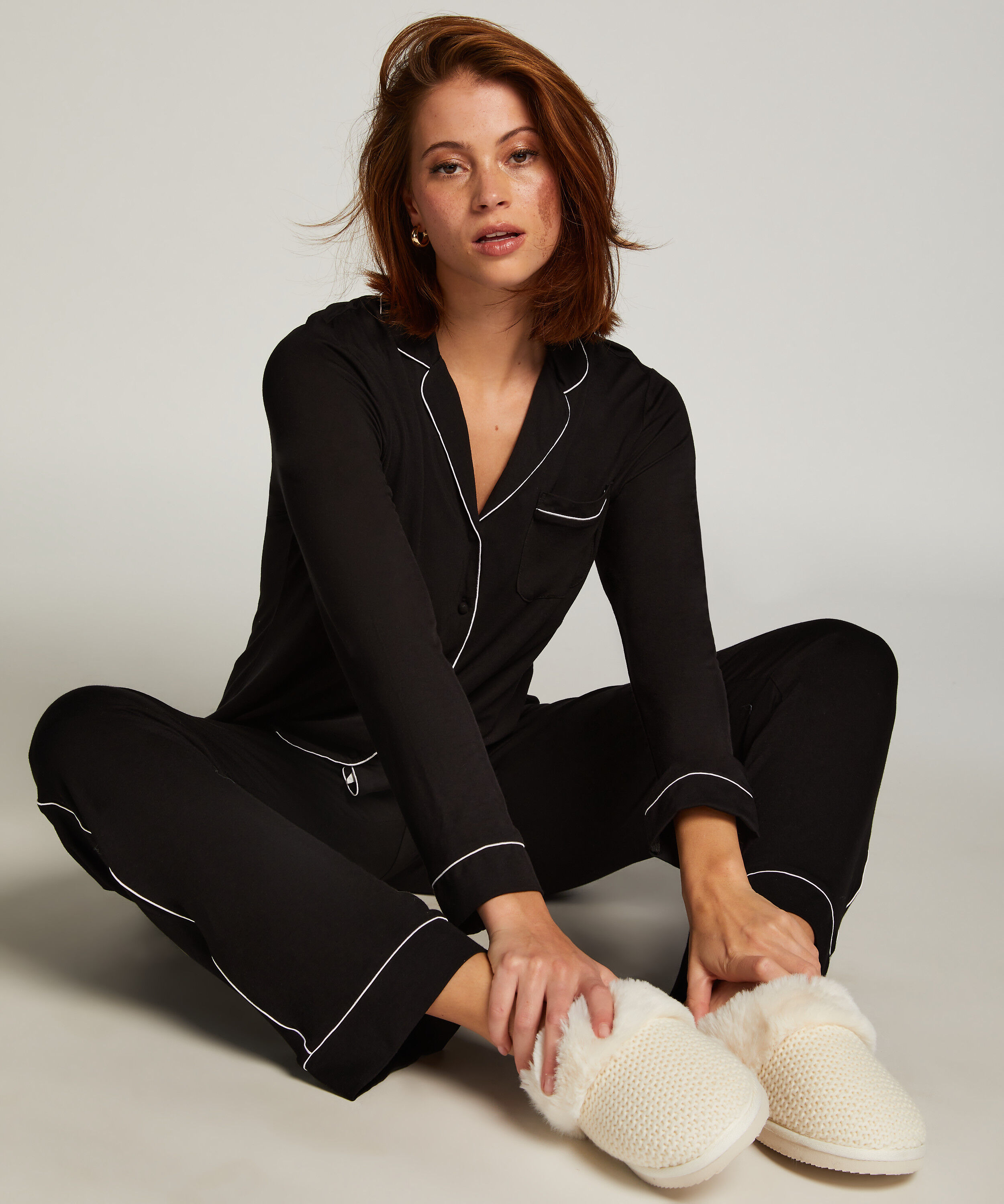 Broek Jersey Essential, Zwart