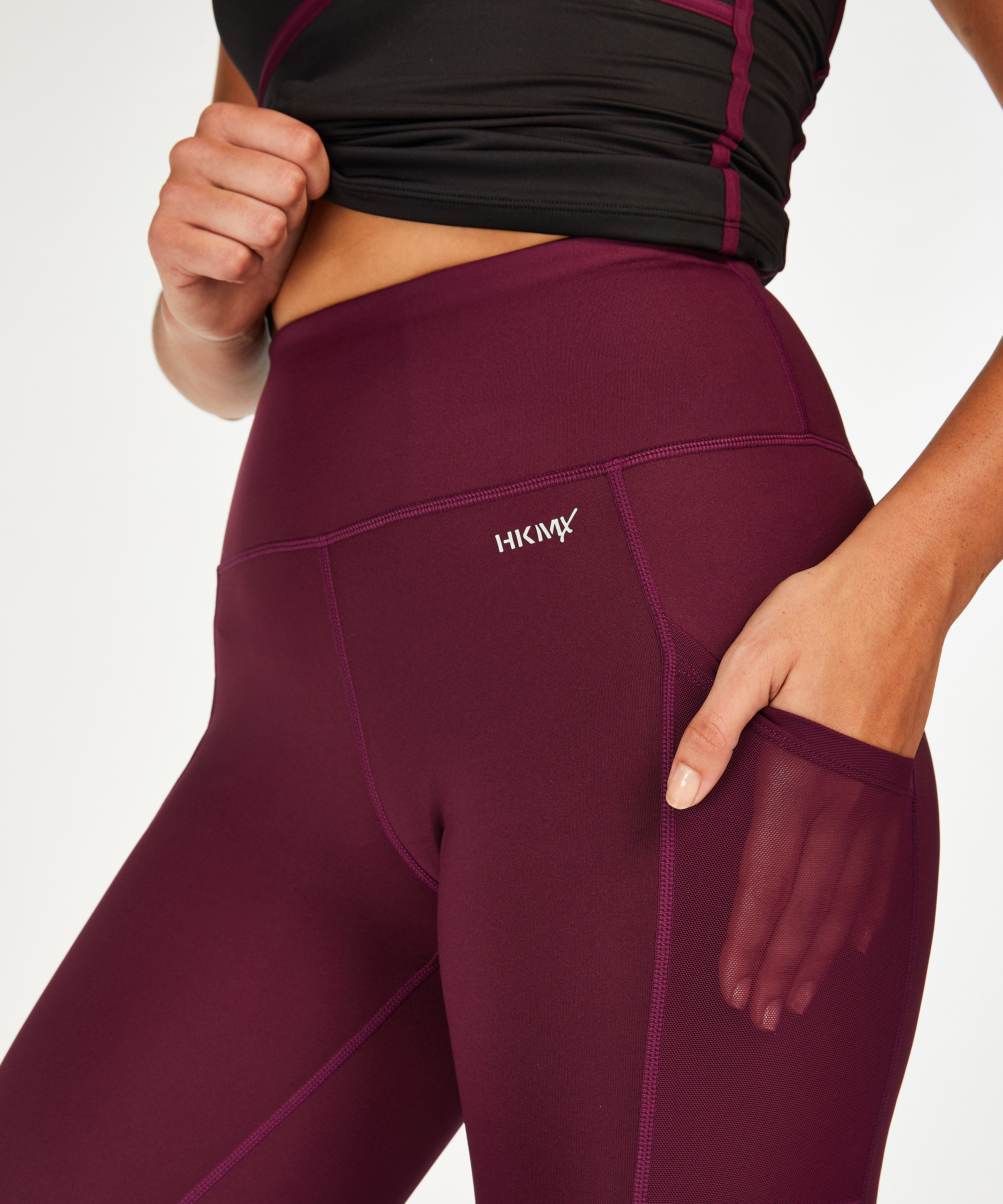 HKMX Legging taille haute Oh My Squat, Pourpre, main