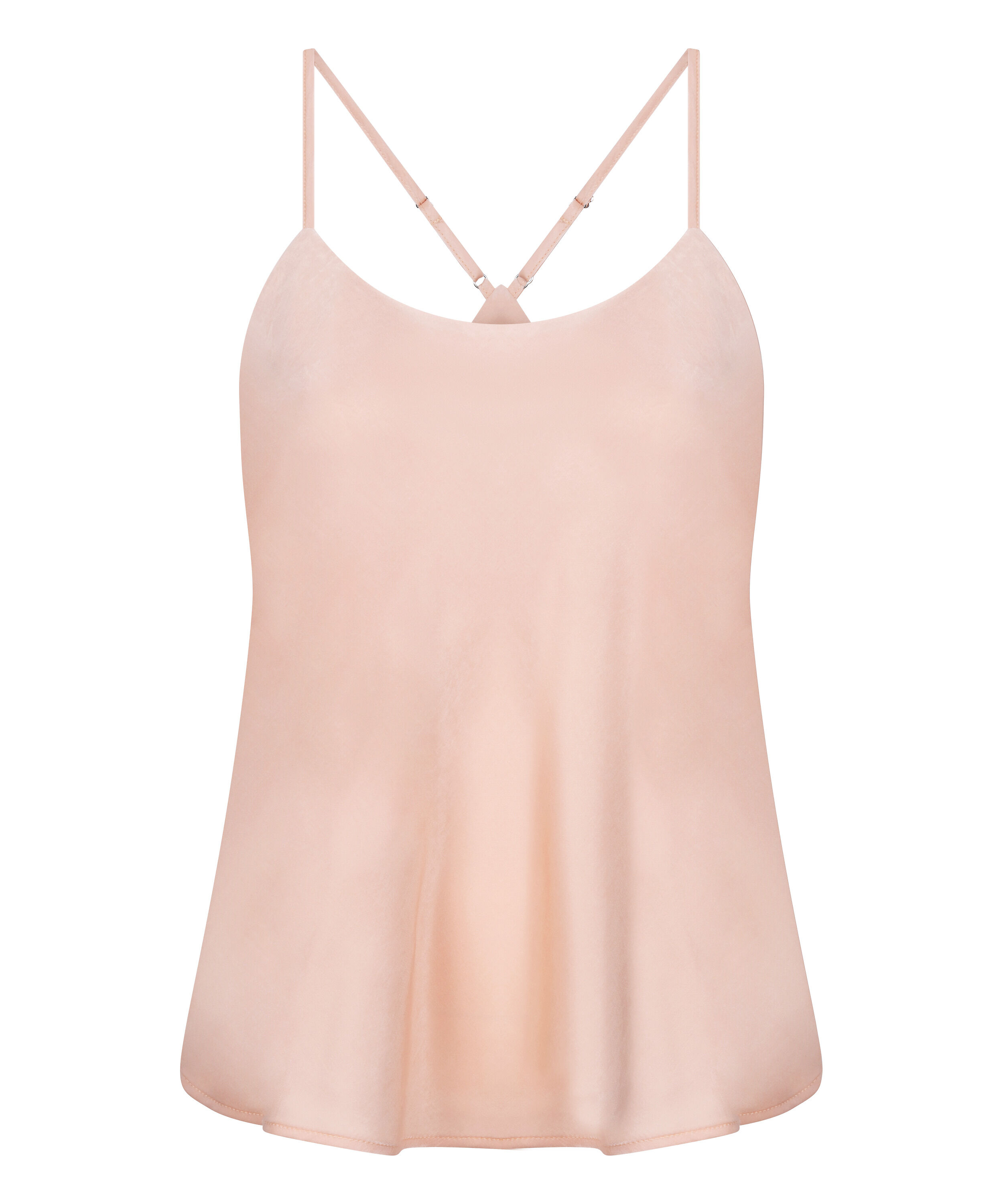 Cami top Satin Ayla, Roze