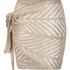 Strandpareo met pailletten, Beige