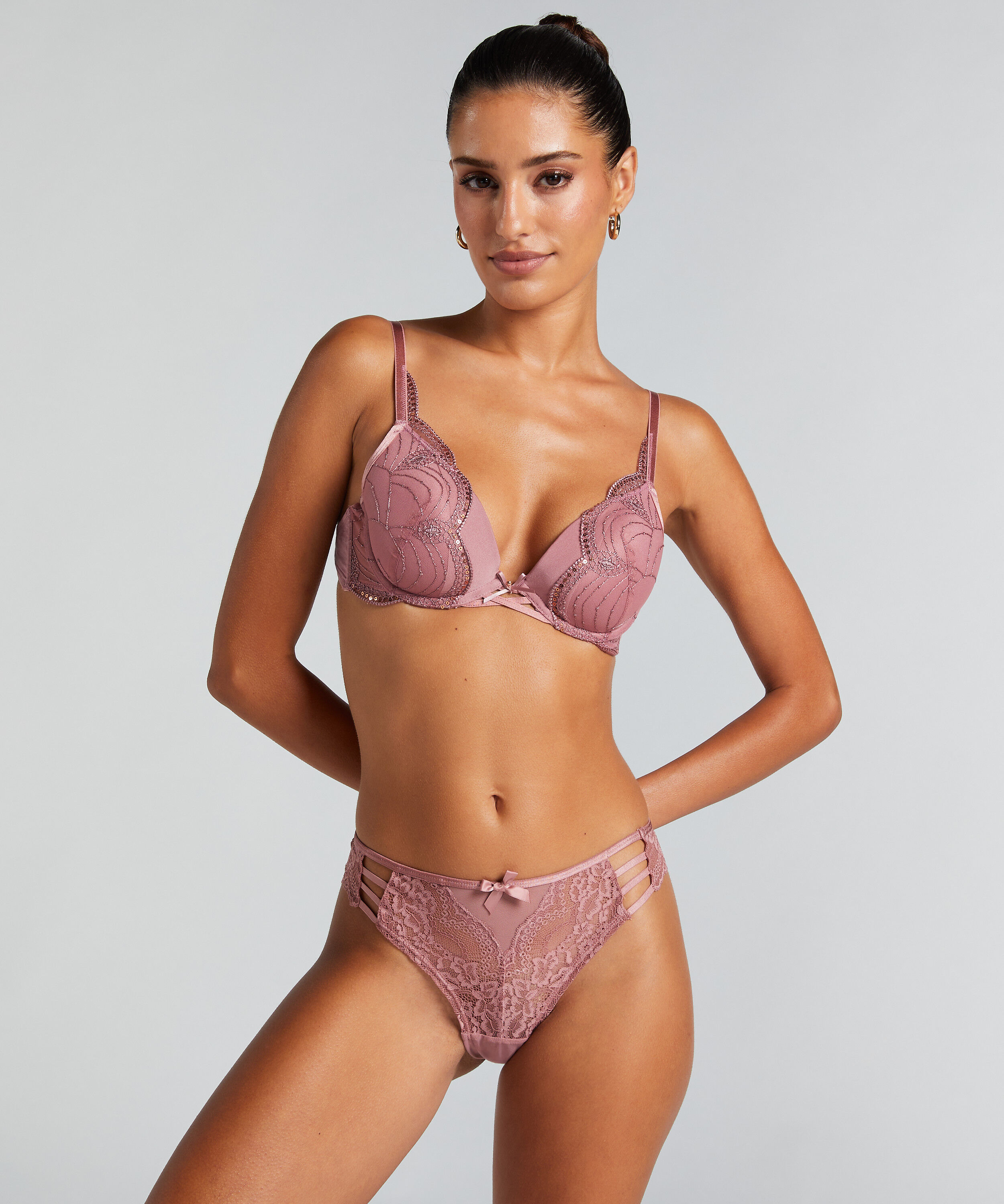 Slip brésilien Belle, Rose
