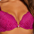 Voorgevormde push-up beugel bh Rose, Paars