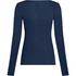 super soft Boothals shirt met Cashmere, Blauw