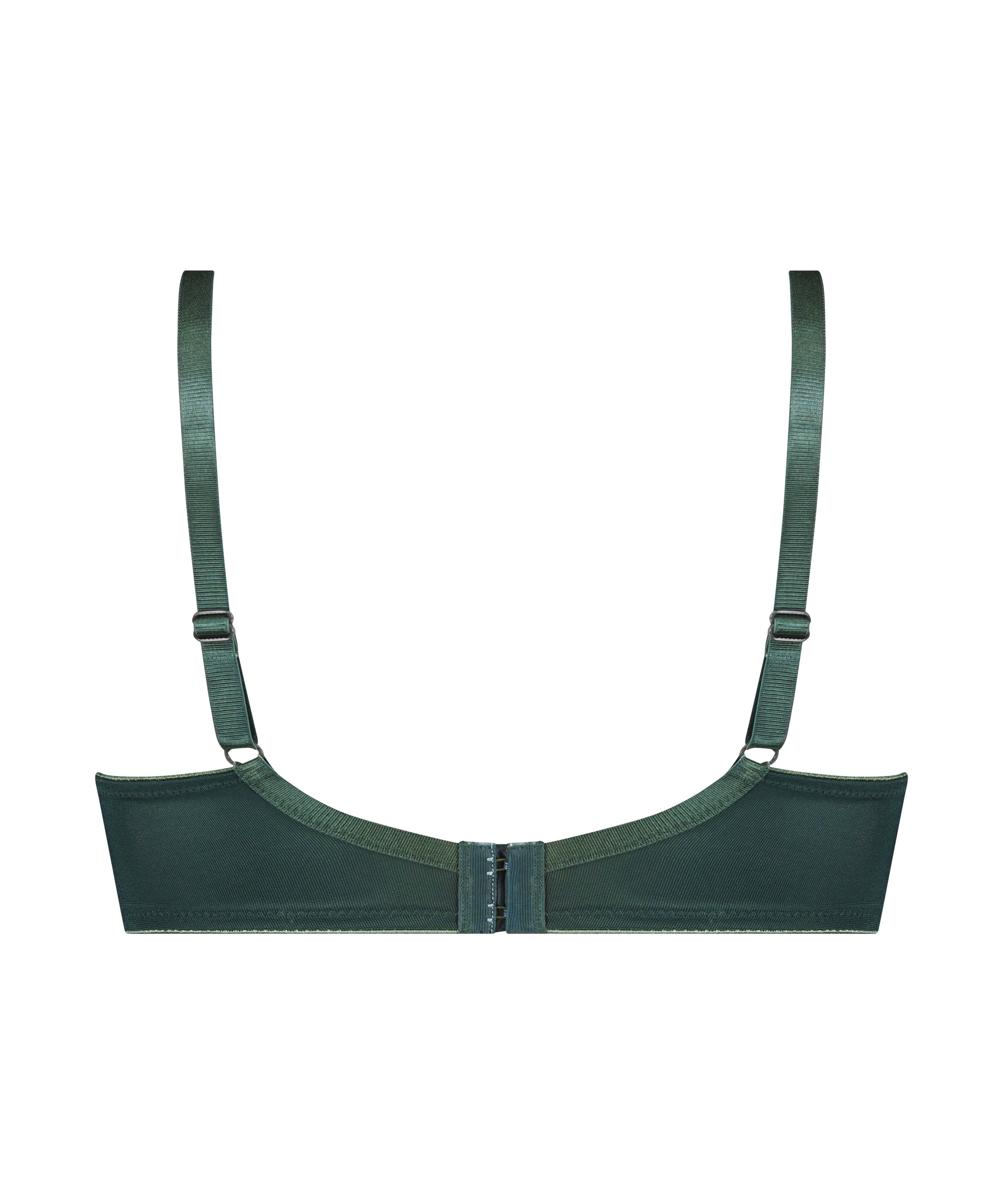 Soutien-gorge à armatures non-préformé minimiseur Nina, Vert, main