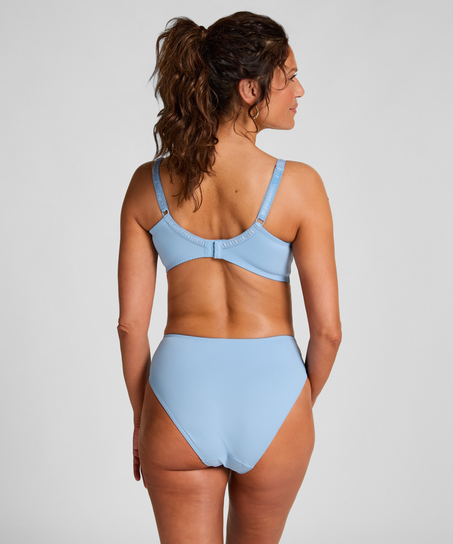 Slip taille haute Diva, Bleu