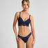 Soutien-gorge sans armatures pr&eacute;form&eacute; Andrea, Bleu