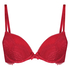 Voorgevormde maximizer beugel bh Valentina, Rood