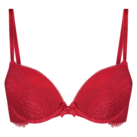 Voorgevormde maximizer beugel bh Valentina, Rood