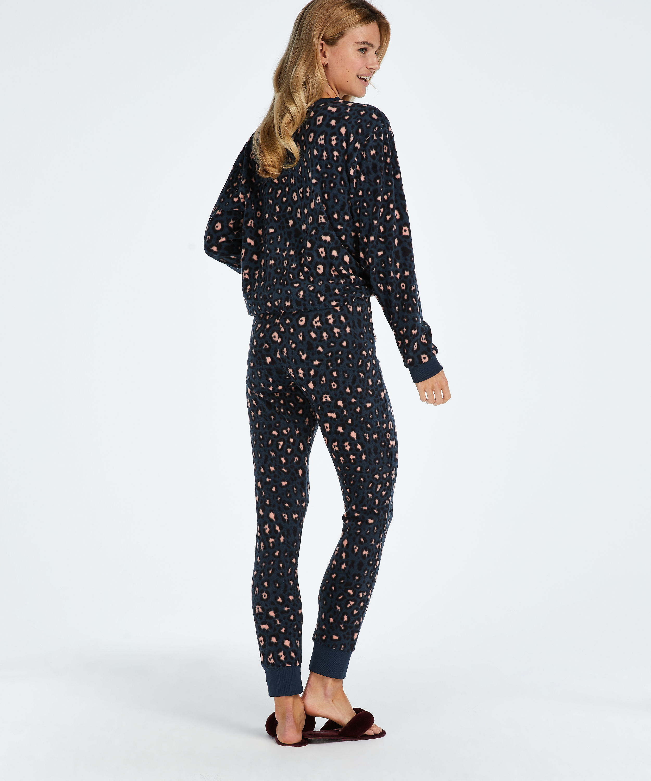 Pyjama avec sac, Bleu, main