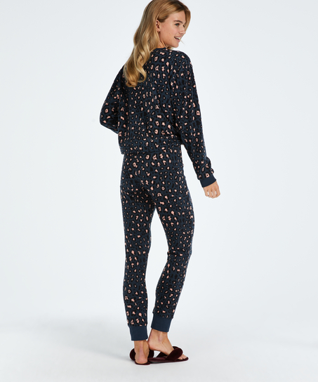 Pyjama avec sac, Bleu