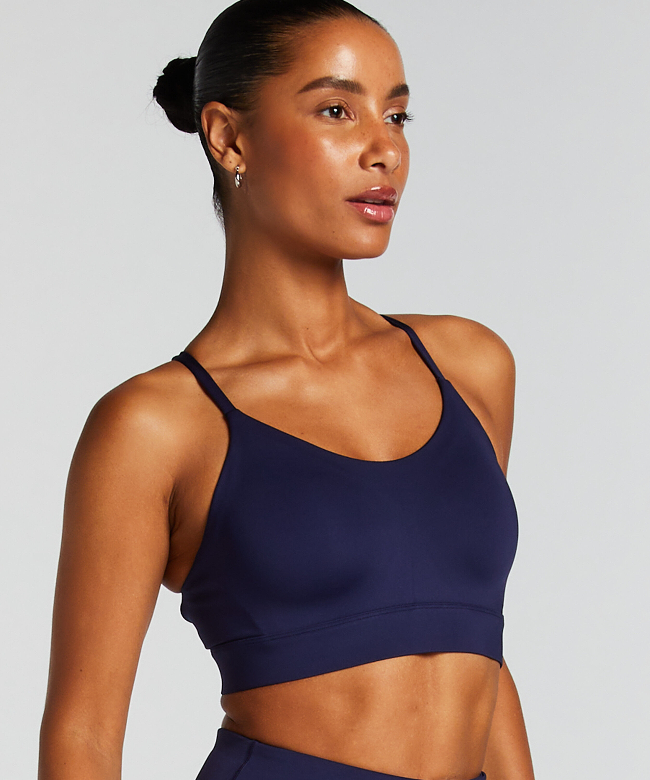 HKMX Brassière de sport de niveau 1, Bleu