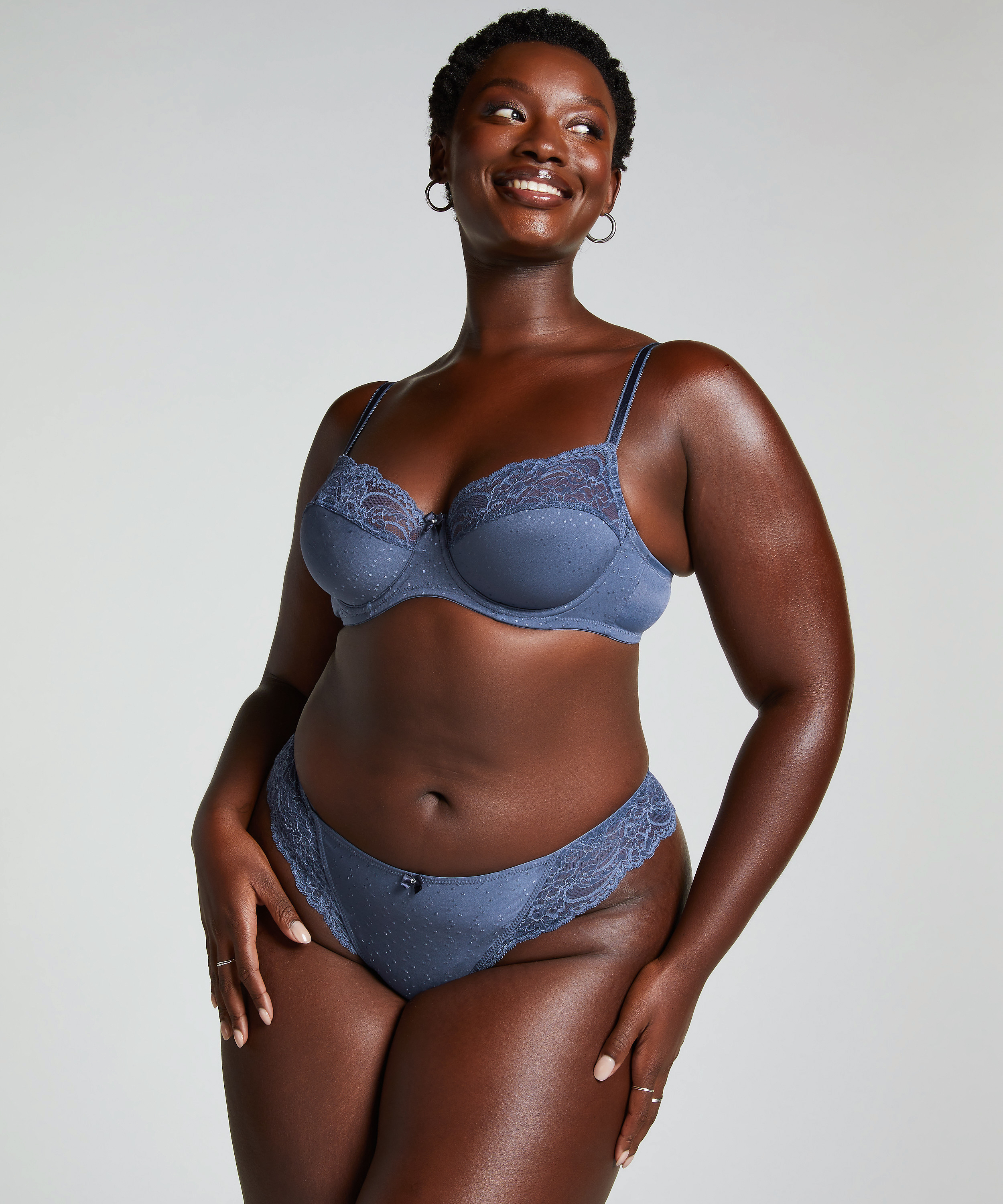 Soutien-gorge &agrave; armatures non-pr&eacute;form&eacute; Sophie, Bleu, main