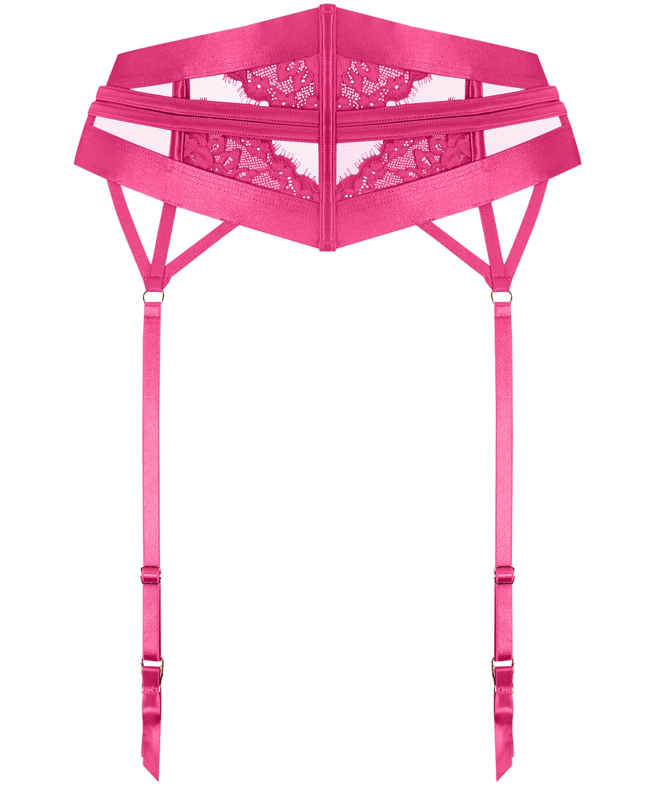 Porte-jarretelles Sable, Rose, main