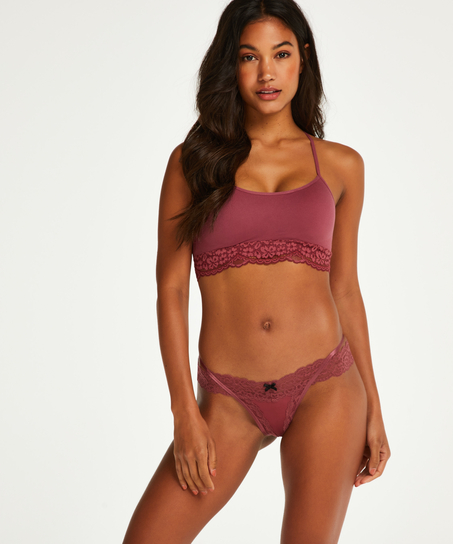 Seamless bralette Marine, Rood